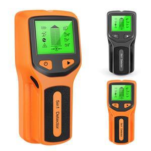 5in 1 금속 탐지기 목재 스터드 AC 전압 라이브 와이어 상자 스크린 파인더 벽 스캐너