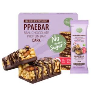 헬시플레이스 빼바 리얼초콜릿 프로틴바 다크 9개입
