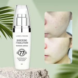 [라벨영] 기미잡티 지우개+미백수분 앰플 /기능성 고농축 77솔루션 화이트닝 세럼 