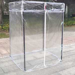 투명 천막 접이식 텐트 캐노피 바람막이 어닝 그늘막