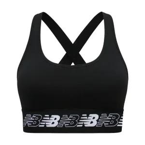 뉴발란스 NB 페이스 NB드라이 기능성 흡습건속 러닝 여성 스포츠브라 러닝 헬스 브라탑 블랙 AWB11034-BK