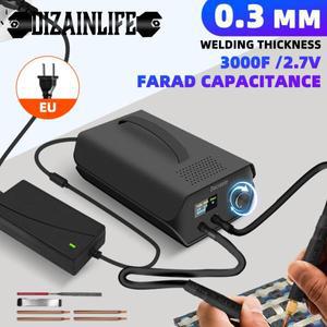 0.3mm 스폿 용접기, 니켈 패러드 캐패시터, DIY 에너지 저장 가정용 이중 납땜, 18650 리튬 배터리