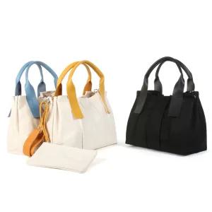 핀턱 주름 캔버스백 텀블러 에코백 가방 텀블러백/데일리/일상용/외출용/여행용/회사원/예쁜/여성/가벼운