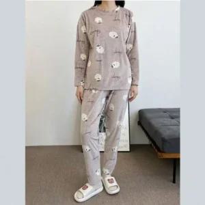 [오노마] ONM 커플 잠옷세트 수면 동물 겨울잠옷 공주 겨울 여성잠  12081673)