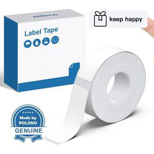 POLONO 폴로노 P31S 라벨 메이커 테이프, 적응형 인쇄 용지, 14x50mm(0.55