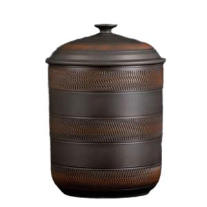 도자기 푸얼차 보이차 항아리 차보관함 밀폐용기 도자기항아리 진공밀폐 용기