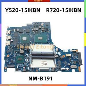 레노버 리전 Y520 Y520-15IKBN R720-15IKBN 노트북 마더보드, DY512 NM-B191 I5-7300 I7-7700 GTX1050, 2GB