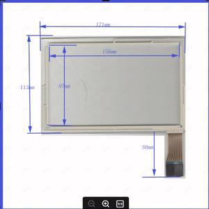 ZhiYuSun 터치 스크린 7인치 8라인 171mm*113mm 산업용 유리 GPS용 패널