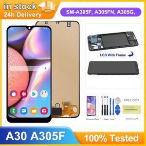 스마트폰 액정 교체 부품 LCD 디스플레이 및 터치 스크린 디지타이저 어셈블리 삼성 호환 갤럭시 A30 A305