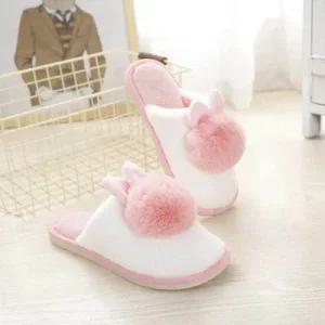 [오노마] ONM 덧신 슬리퍼 겨울용 토끼털 실내화 소프트 핑크 250mm  27752369)