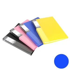 (블루) 모닝글로리 플랫 클리어화일 40P (블루) /서류화일/문서보관용/파일정리용/사무용/문구용/오피스/회