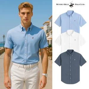 비버리힐즈폴로클럽 25 SUMMER 남성 반팔 옥스포드 셔츠 3종