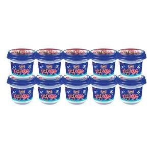 찰떡 일품 팥빙수 아이스크림 240ml X10개