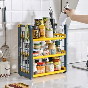 주방 욕실 씽크대 틈새 화장품 정리 함 수납 장 선반