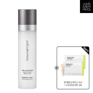 에센셜 물 울트라 세팅 픽서 120ml + 톤 밸런싱 베이스 3ml + 수정화장 패드 2매