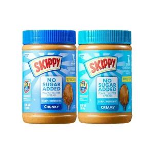 스키피 땅콩버터 노슈가 크리미 454g 총2개