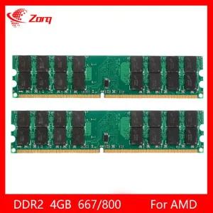 마더보드 메인보드 10개 DDR2 4GB PC2-6400 2개 DDR2-800MHZ 667MHZ 240pin AMD 데스크탑 메모리 Ram 1.8V