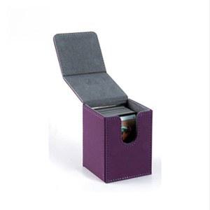 BLA 가죽 카드 디바이더 플레잉 RPLE BLUE 흑적색 맞습니다 보호 휴대용 덱케이스