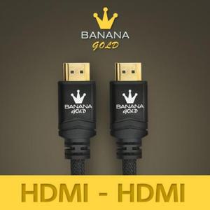 BANANA시크 Gold HDMI 케이블V1.4 고급 Metal 2M