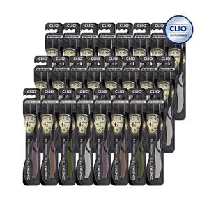 크리오 덴티메이트 4X 이펙트 차콜 불소 초극세모 칫솔 8개입 x3개 (총 24개)