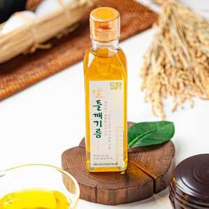 [식품의품격]국산 생들기름 냉압착 들기름 저온압착 생 들깨기름 180ml