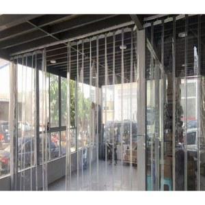 높이 2M 문발 커텐 비닐문 막이 슬라이딩 자바라 접이식 투명