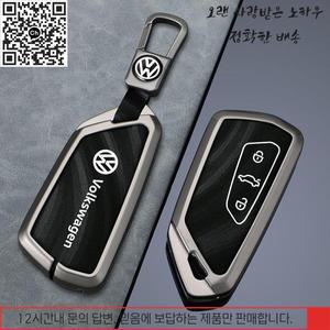 아연 합금 자동차 스마트 원격 키 케이스 커버 폭스바겐 VW 아틀라스 ID3 골프 GTI MK8 보호 액세서리 쉘