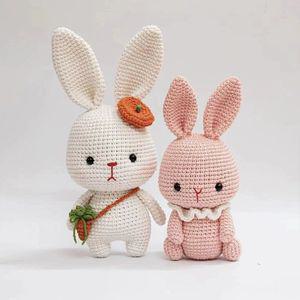 뜨개질 토끼 DIY 애착인형 코바늘뜨기 코바늘 귀도리