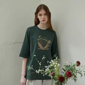 [마르조]1종]자수아트 티블라우스_QBSFB007