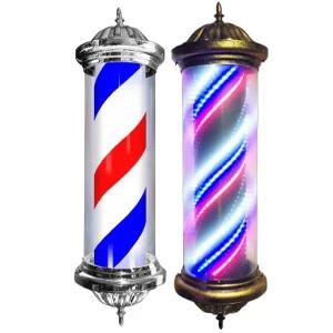 미용실 싸인볼 LED 헤어샵 헤어살롱 회전 간판 기둥