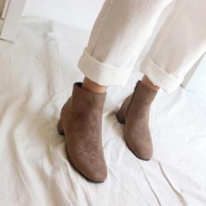 [QN8TW235_56]미들 가을 겨울부츠부추신발 신발 쇼핑 225