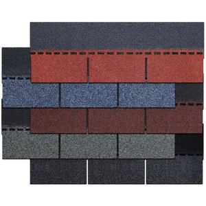 슁글지붕 아스팔트싱글 타일 보수 지붕 이중 접착 아스팔트슁글 시트 옥상 수리 레드