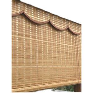 레트로 중국 스타일 대나무 슬라이딩 커튼 레스토랑 파티오 발코니 야외 파빌리온 태양 를 양산 블라인드