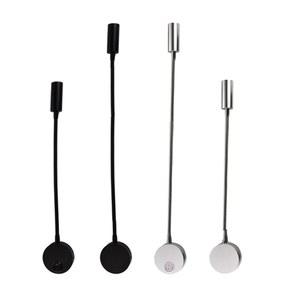 긴 구즈넥 LED 벽 조명 침대 옆 블랙 스위치 호스 AC90 260V L40 cm 3W 110V 220V 독서등