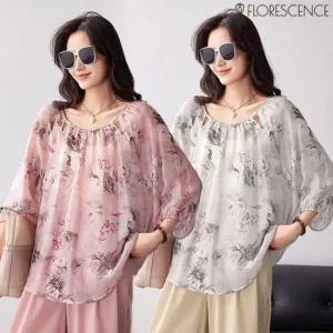 [루미루나]에스닉시스루블라우스2종