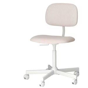 블레크베리에트 회전의자 클로브스타 화이트/오렌지 책상의자