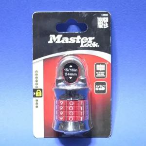 마스터락 넘버열쇠 1535D 1681316 색상랜덤 가방 케이스 트렁크 사용 IAC