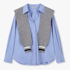 [롯데백화점]보브 머플러 세트 슬릿 블라우스 (7155360002)