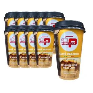 파스쿠찌 돌체라떼 컵커피 300ml 10개