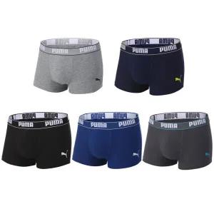 푸마 남성용 면스판 드로즈 팬티 5종 세트