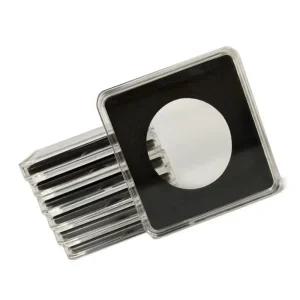 코인 동전 주화 보관 케이스 2개 크기 조절 사각링 기념 주화 보관 캡슐