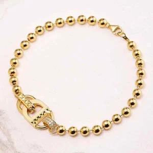 [골드앤] 14K 디커넥트볼 팔찌 소