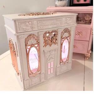 박스 스트로베리 큐피트 메이크업 5종 진주 큐피드의 조개 플라워노즈 노즈 손거울