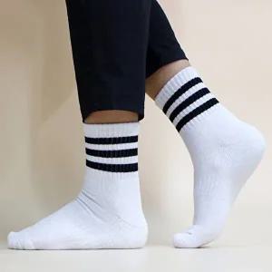 [모든GO]러닝 삼선 이중쿠션양말 5켤레 발바닥 두꺼운 양말 땀흡수 스포츠