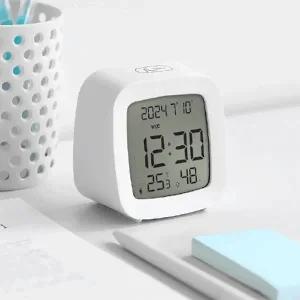 수험생 데스크 날짜 온습도 디지털 탁상알람시계 View/탁상용전자시계/전자탁상시계/책상시계/건전지탁상시