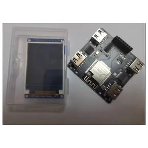 Kmbox B+Pro 키 마우스 컨트롤러 AI 보조 지원 LCD 내구성이 있는 DMA 및 듀얼 컴퓨터용 USB 프레스 핸들