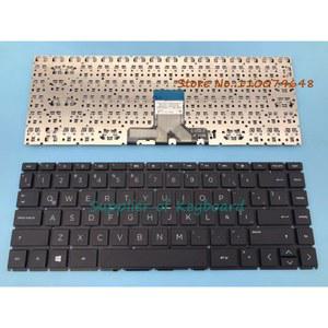 HP 240 G7 245 246 노트북용 라틴 스페인어 키보드 블랙