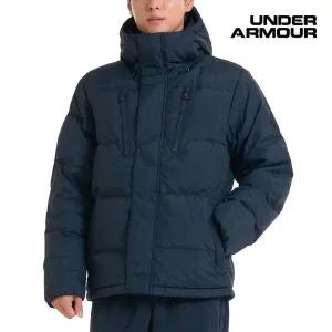 [롯데백화점]언더아머 남성 ColdGear Infrared 다운 크링클 패딩 1378830-001