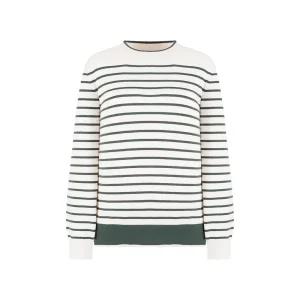 [20%쿠폰+카카오페이7%][올리비아하슬러] 베이직 스트라이프 긴소매 스웨터_OHDWSW103