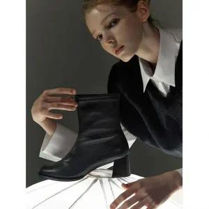 [한정수량]나인웨스트 양가죽 스트레치 앵클부츠(5cm) (5color) NW504 740405